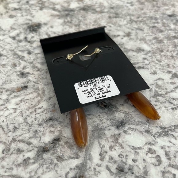 INC International Concepts / Lucite Beaded Drop Earrings - Picture 4 of 4